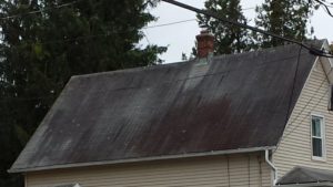 Home needing a new roof