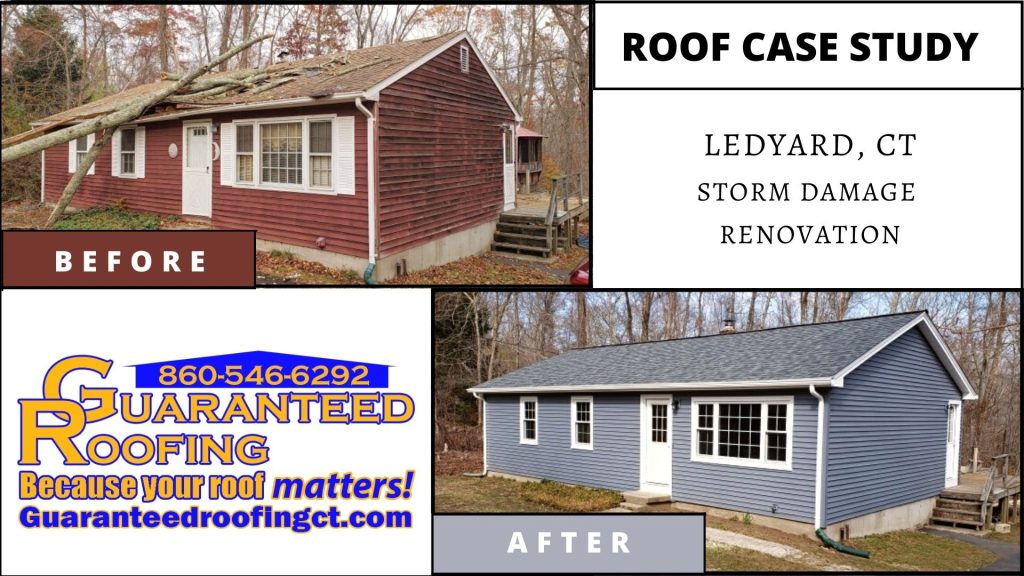 Ledyard CT Storm Damage Roof Repair