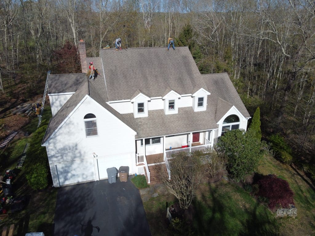 East Lyme Roof Replacement Before Photo