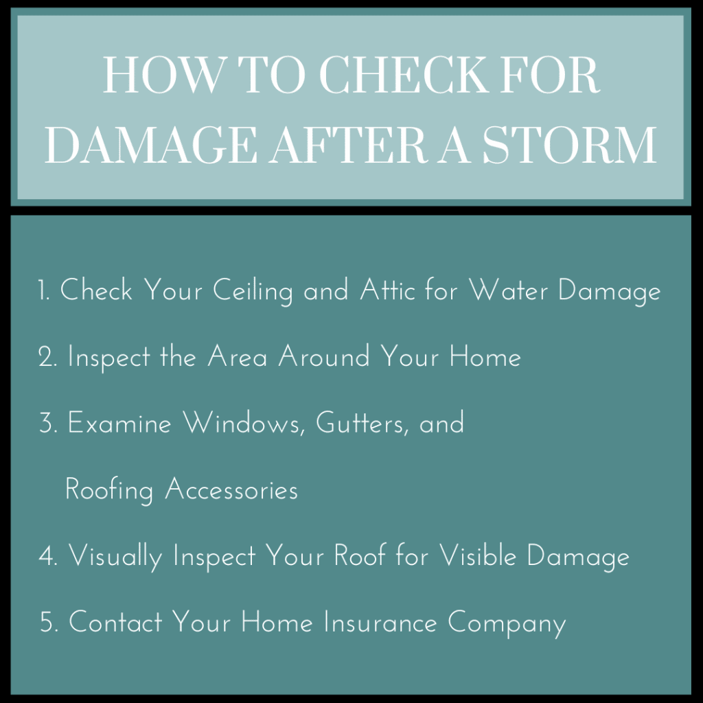 How to Check for Damage After a Storm