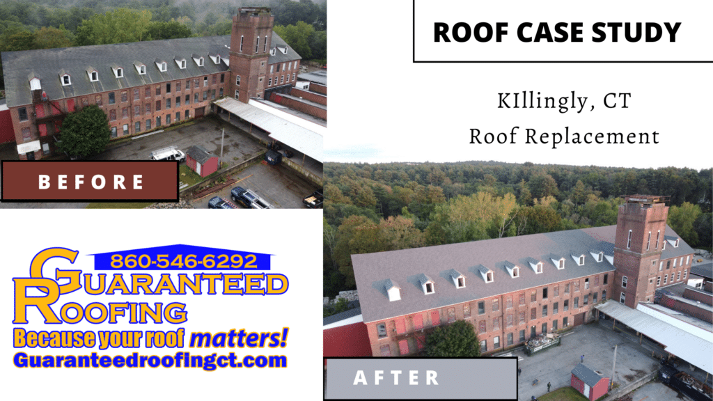 Second Wind for an Old Mill Guaranteed Roofing Revamps Killingly Roof