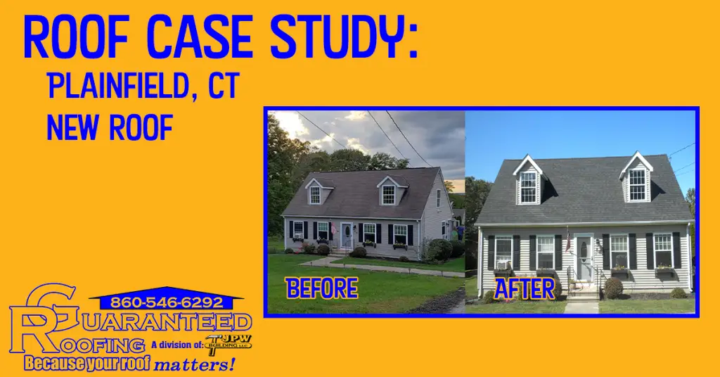 Plainfield Connecticut New Roof Replacement