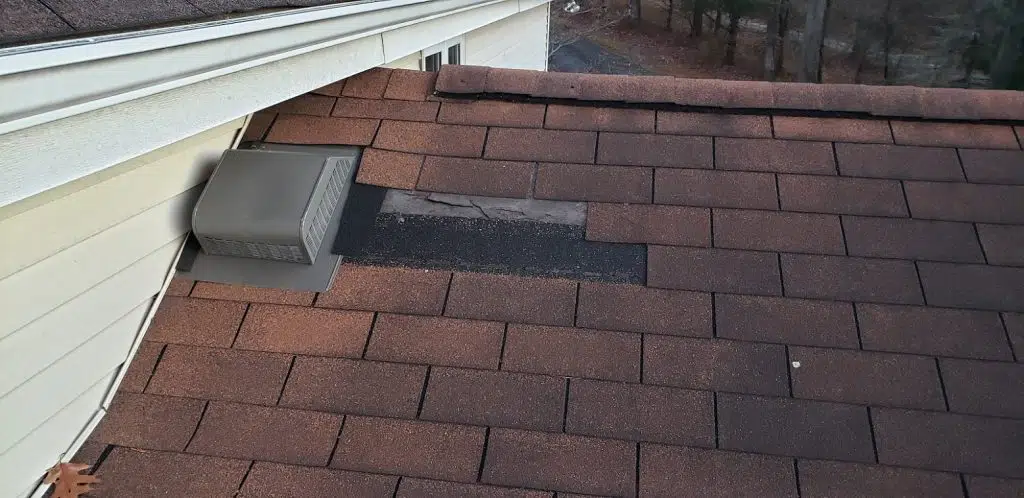 missing shingles