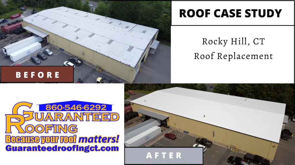 Seamless Commercial Roof Replacement in Rocky Hill CT
