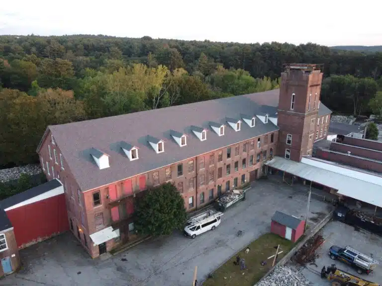 Roof Replacement on Industrial Building in Killingly, CT